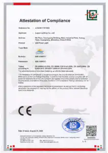 LogosLED CE-LVD Cert for LED Panel Light