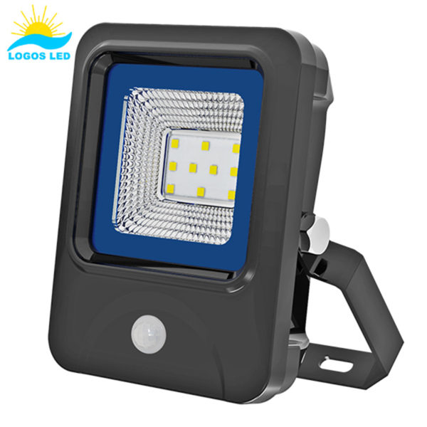 Luna 10W LED Flood Light front with motion sensor