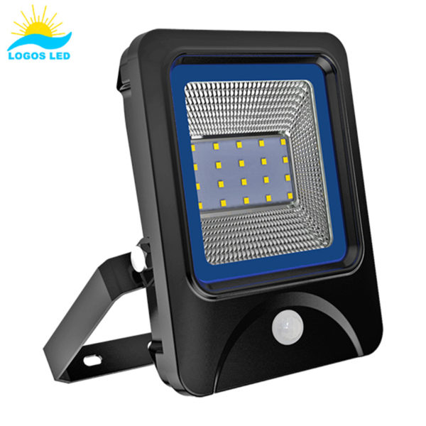 Luna 20W LED Flood Light front with motion sensor