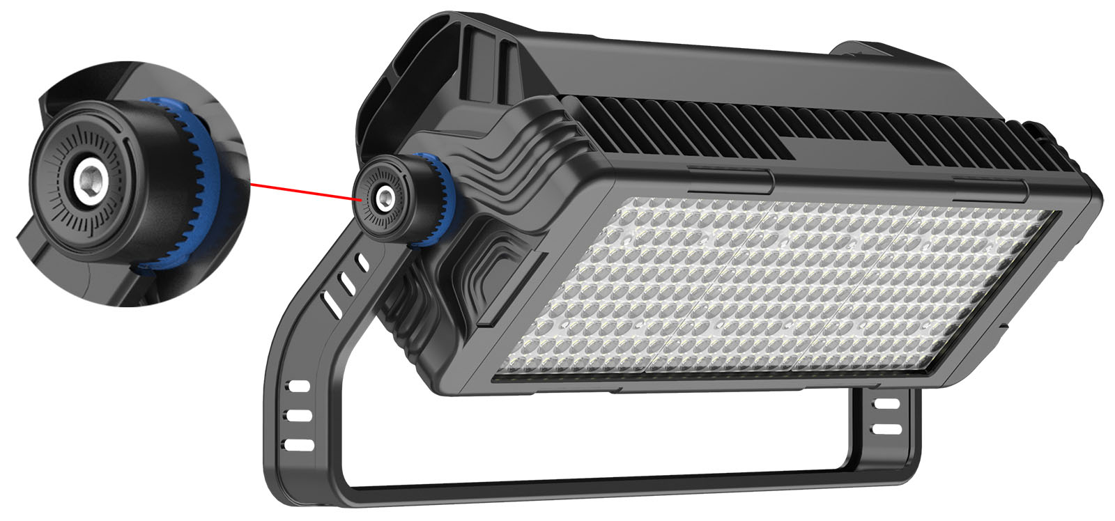 Adjustable angle of KingKong LED Sports Light