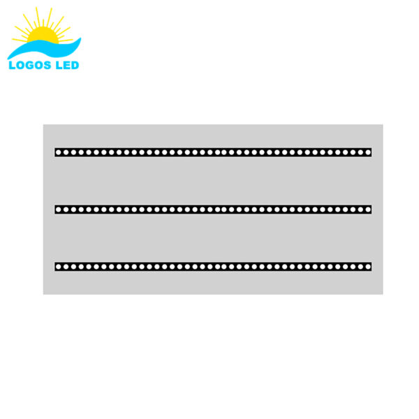 60120 Grille Square LED Panel Light with lens