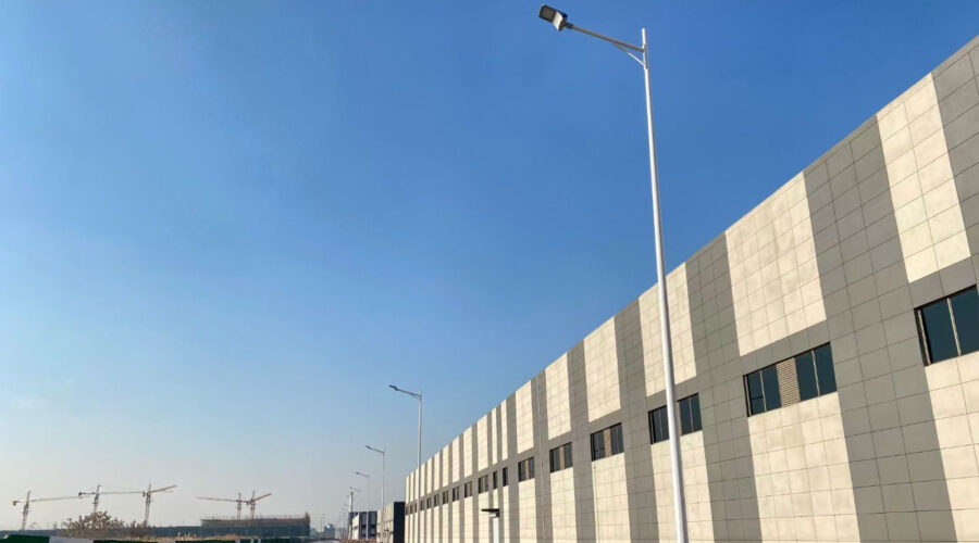 LED Street light in streets