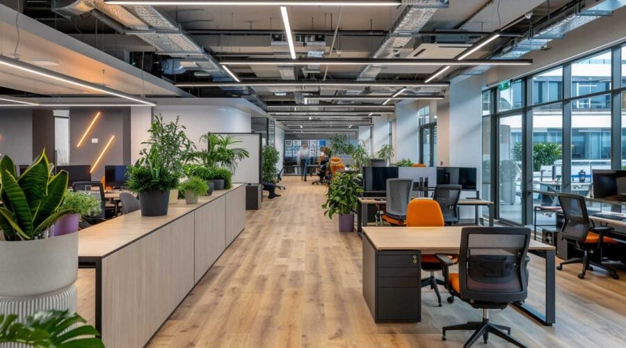 DALI Lighting applications in a commercial office