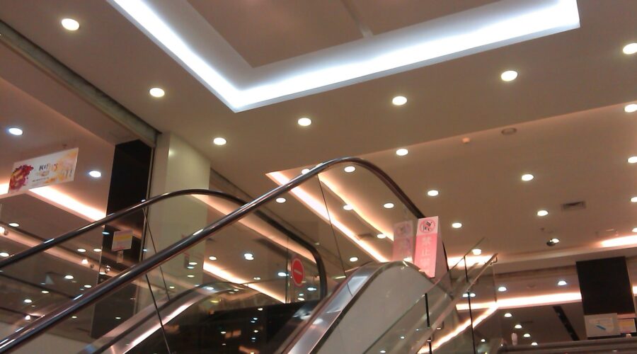 commercial lighting solutions with LED downlights