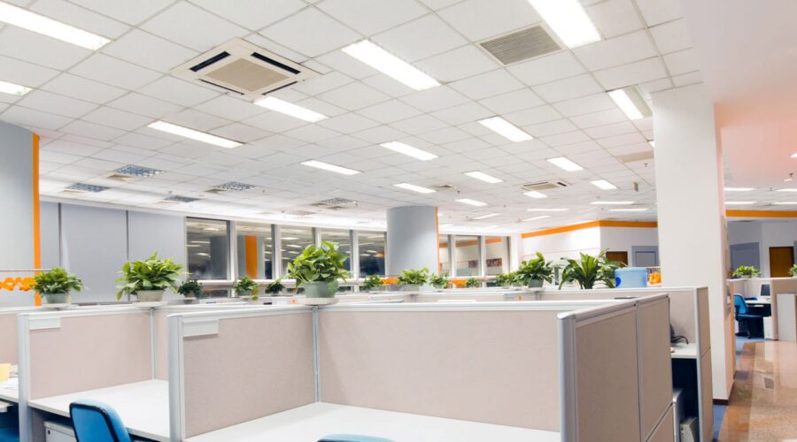 custom led panel in office