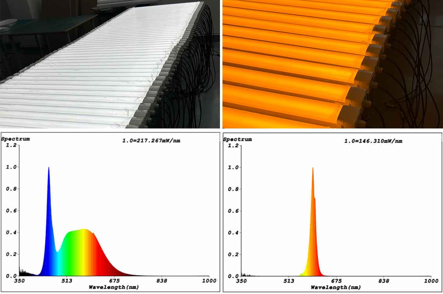 White LED vs Amber LED Lights