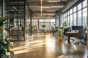 A_modern_office_space_illuminated_by_tunable_white
