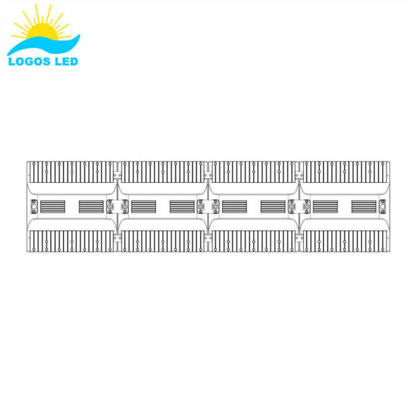 Altair LED Linear High Bay Drawing 400-480W