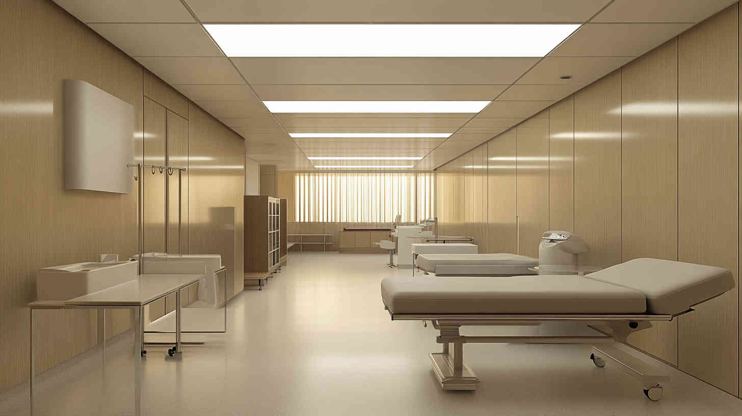 An_innovative_healthcare_facility_featuring_tunable LED Panel Lights