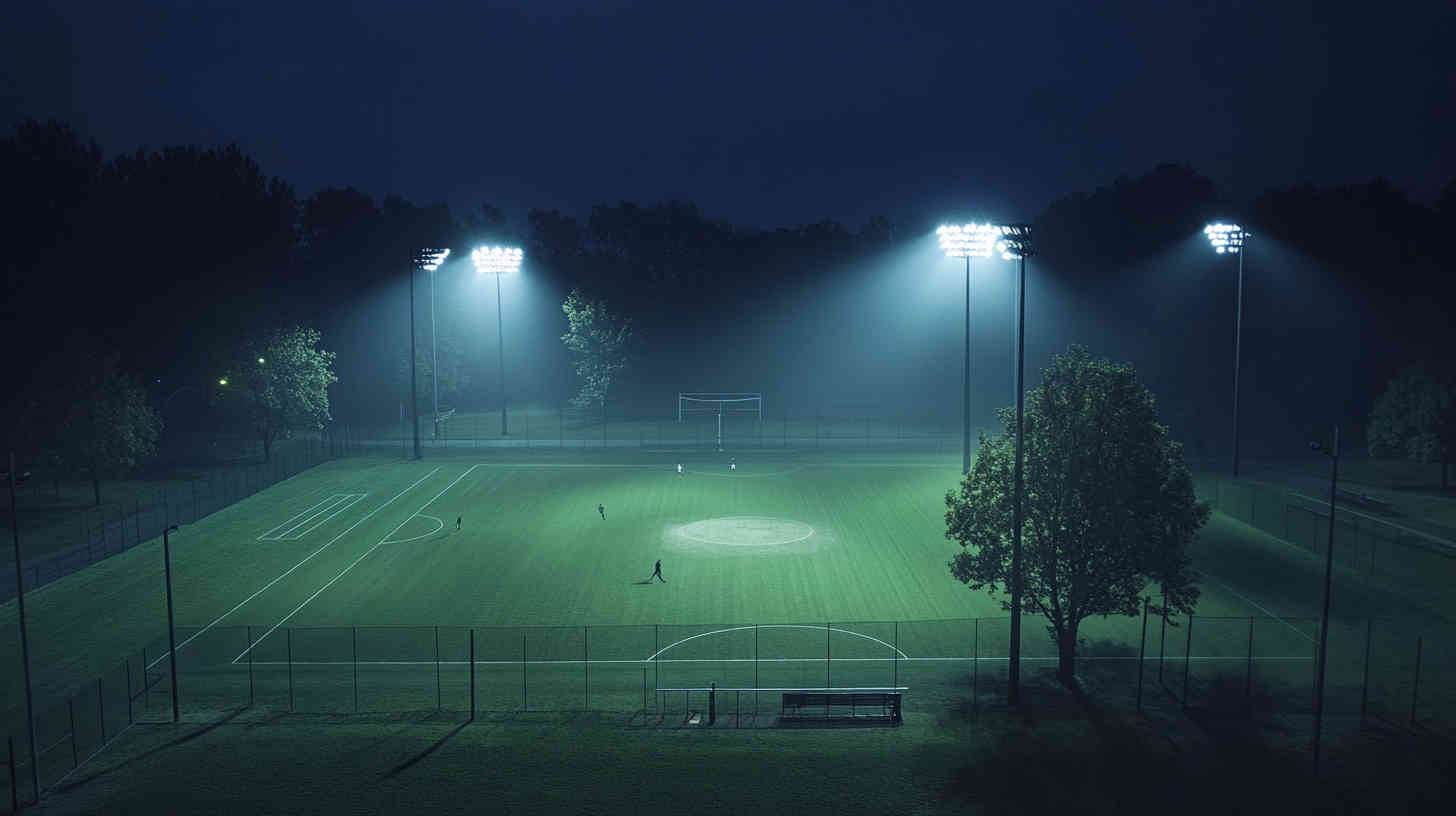 Low_glare_lighting_fixture_for_sports_fields