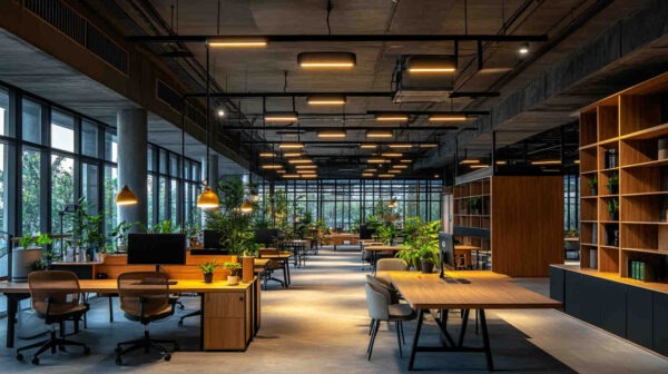 What is the best color temperature for office lighting?