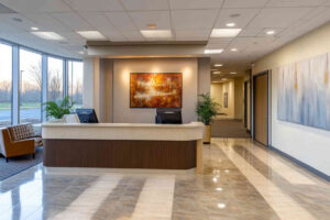 corporate_office_space_featuring_smart lighting systems