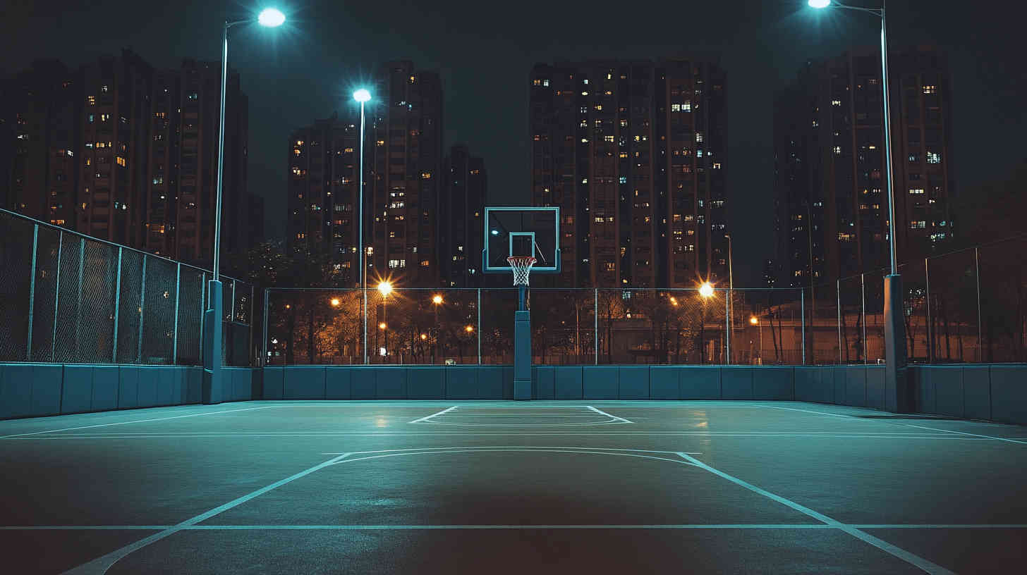 wide_shot_of_a_basketball_court_in_an_urban