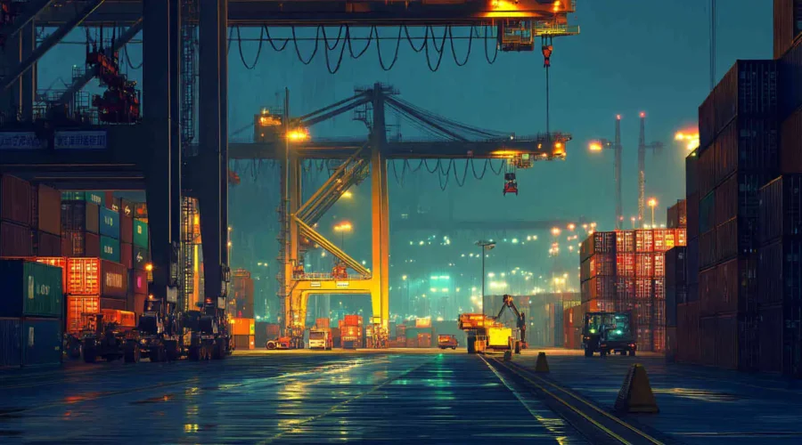 An_industrial_port_during_pre-dawn_hours_with_LED_lights