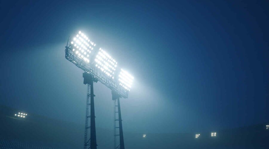 Outdoor_sports_stadium_with_high_mast_LED_lights