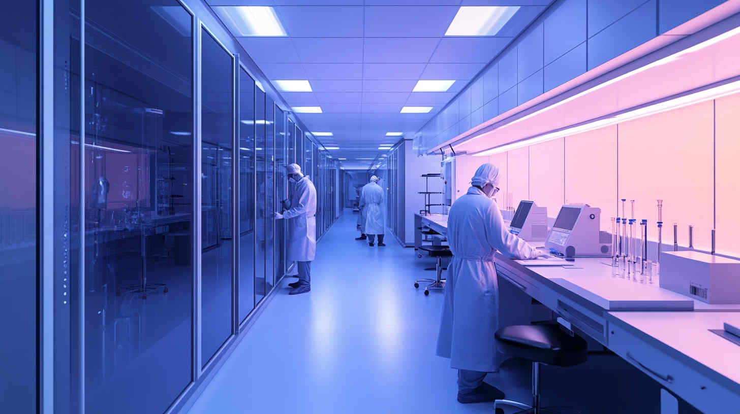 An_ISO_14644-compliant_cleanroom_setup_with_LED_panel light