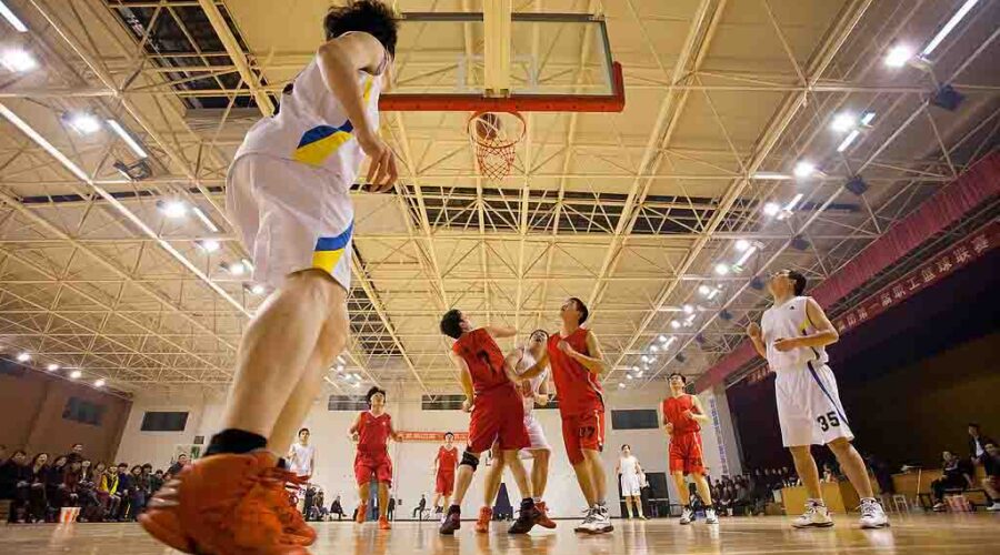 basketball court lighting