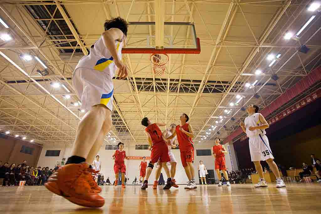 basketball court lighting