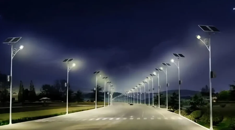 Solar Street Lights on High way