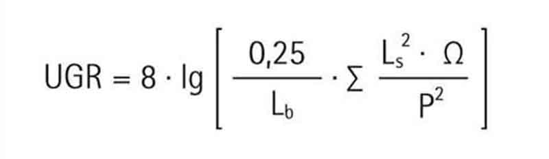 UGR Calculation Formula