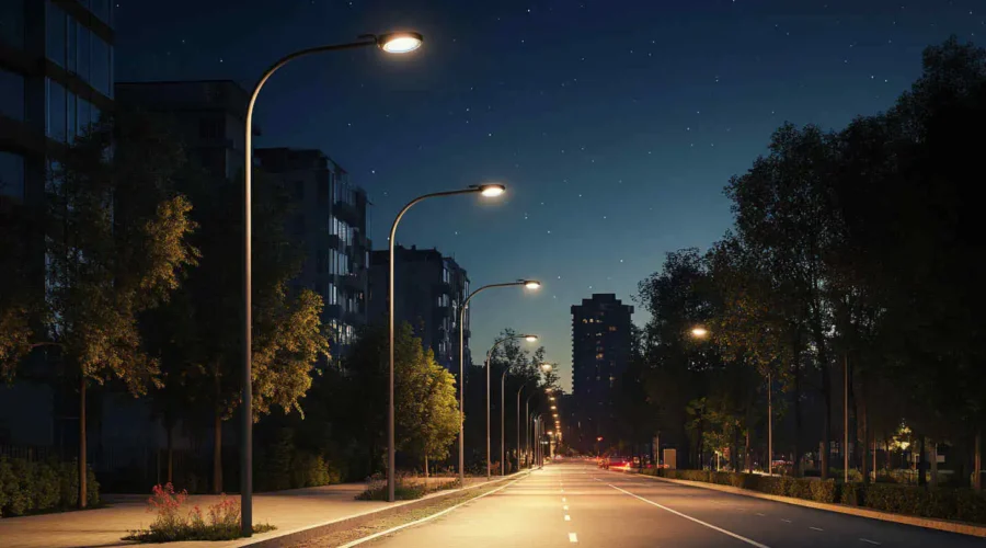 city_skyline_at_night_with_street_lights