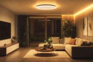 A_modern_living_room_with_a_stylish_LED_ceiling_light