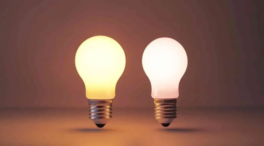 A_side-by-side_comparison_of_a_60-watt_incandescent_bulb_vs_led_bulb