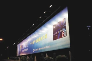 LED Flood Light installed in Billboard