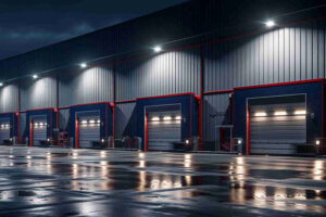 LED Flood Light installed in Loading Dock