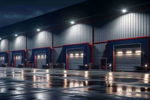 LED Flood Light installed in Loading Dock