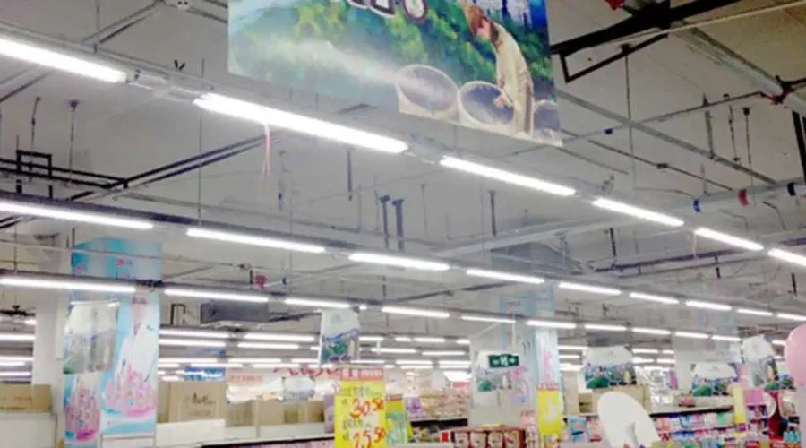 LED tube light Application in supermarket