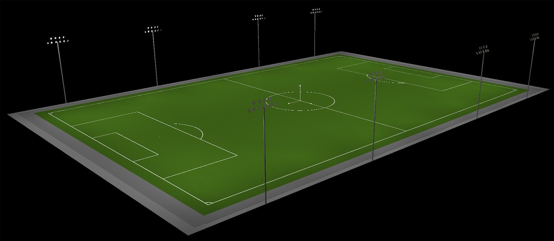 LED Stadium Lamp Layout Design LED Stadium Lamp Layout Design