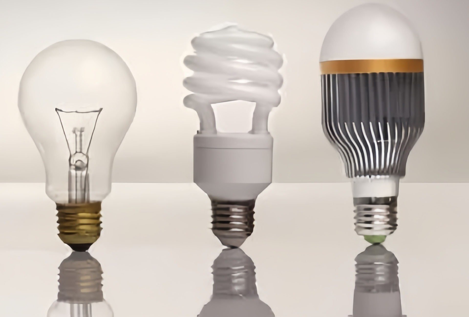 different lamps efficiency