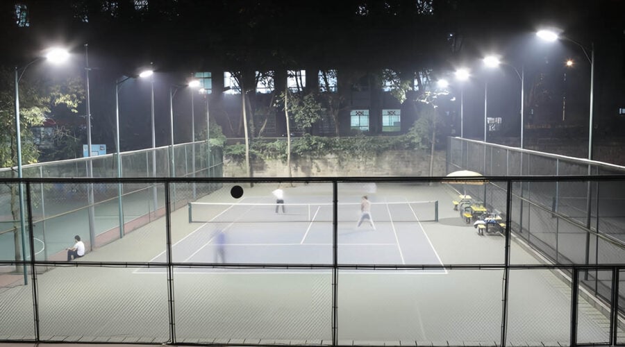 outdoor court lighting
