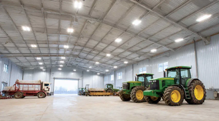 interior_of_a_large_pole_barn_with_LED_high_bay_light