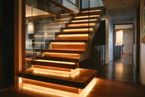 residential_staircase_featuring_LED_strip_light