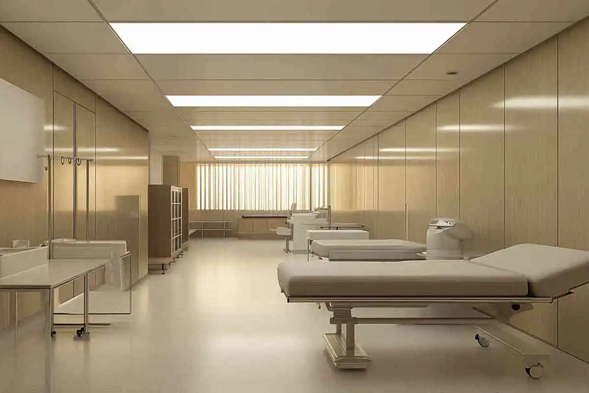 HCL Lighting in healthcare facility