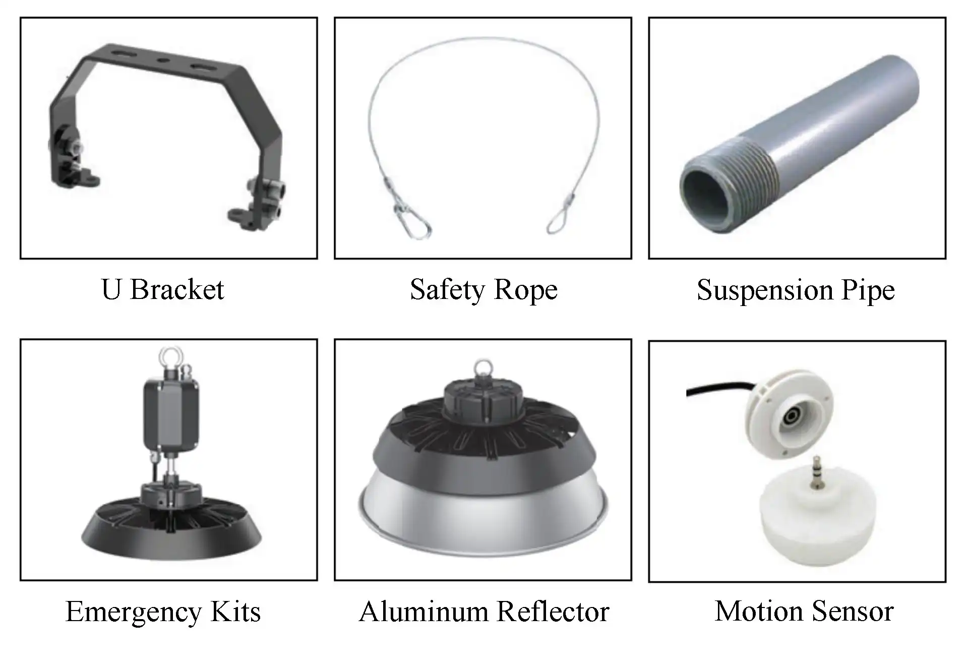 Fancy LED UFO High Bay Light Accessory