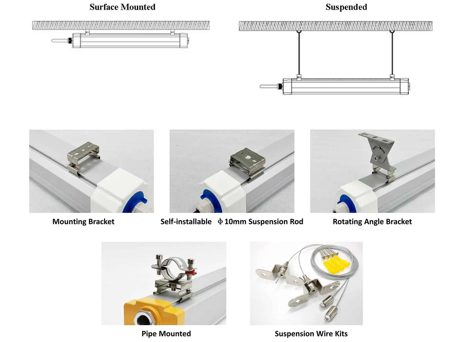 Installation of LED Vapor Light Installation of LED Vapor Light